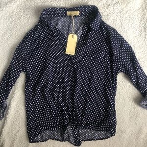 Polka dot blouse